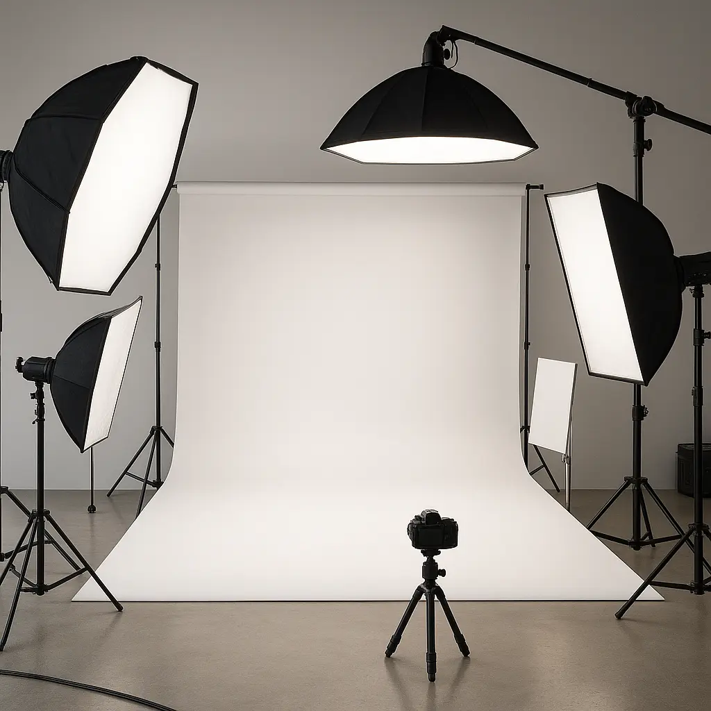 Produktfotografie Setup mit softem Licht